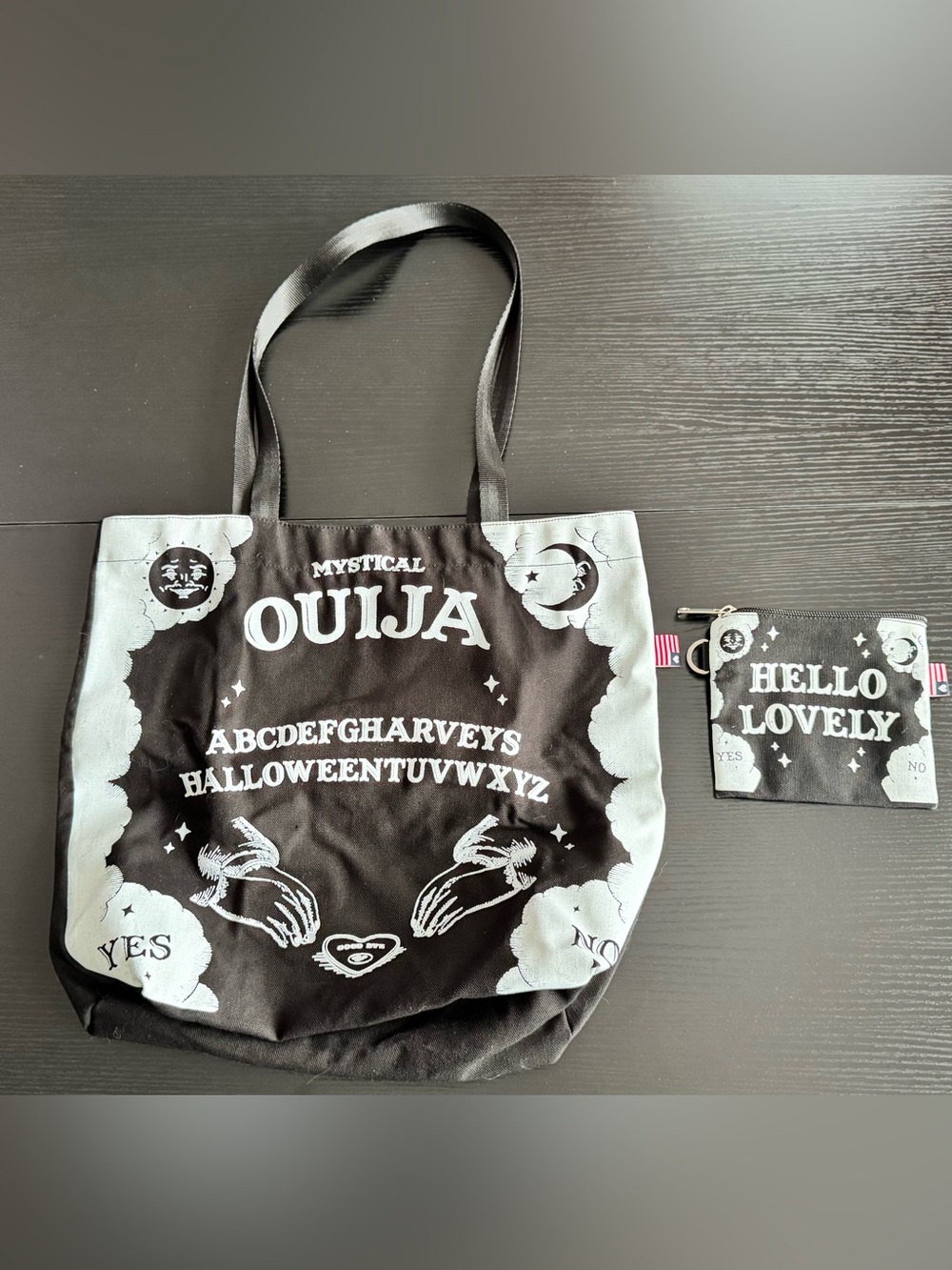 Harveys Seatbelt Ouija tote set